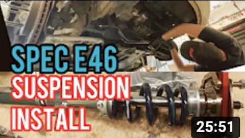 SpecE46 MCS Shocks & Struts w/Vorschlag Plates and Hotchkis Sway Bar & Adjustable End Links! Part 1