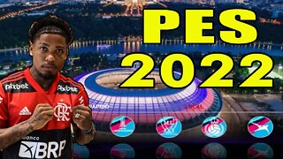 PES 2022 PS2 BRASILEIRÃO ATUALIZADO MARINHO NO FLAMENGO!