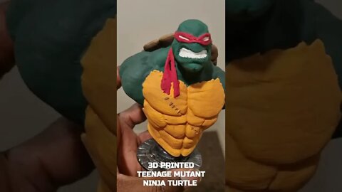 3D Printed TMNT Raphael | Teenage Mutant Ninja Turtles 3D Print. #shorts #tmnt #3dprinted