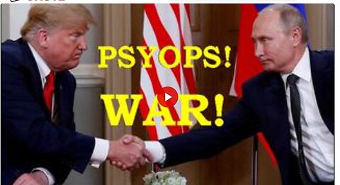 Psyop Putin Comments On Psyop Pedo Trump Wanting To Stop The War In Ukraine!