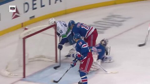 Pettersson tucks home a beauty