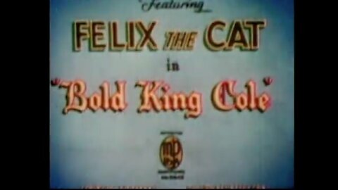 "Bold King Cole" (1936 Original Colorized Cartoon)