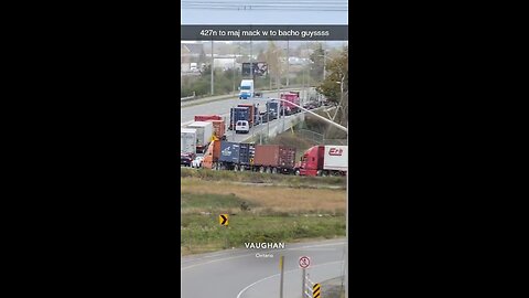 Traffic Jam On Highway 427