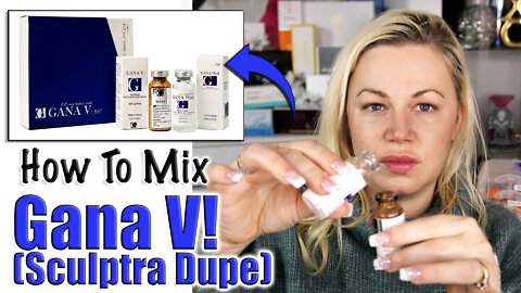 How to Mix Gana V (Sculptra Dupe) from www.celestapro.com | Code Jessica10 saves you Money