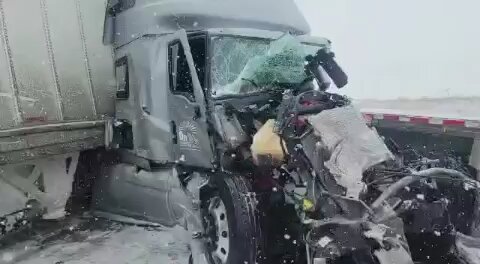 Pileup On Highway 401 Toronto