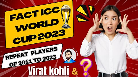 players #worldcup2023 also part of worldcup 2011 #viratkohli & ?