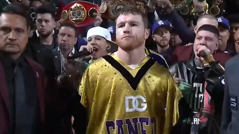 Canelo Alverez Walkout