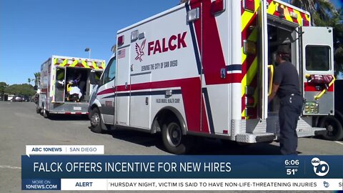 Falck offers incentive for new hires