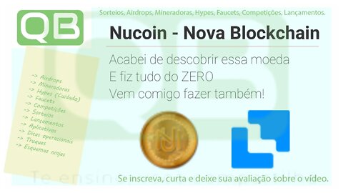 Mineradora - NuCoin - Nova Blockchain promissora