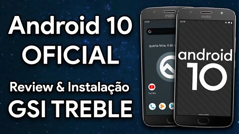 ANDROID 10 OFICIAL! Review COMPLETO e Instalação em VÁRIOS Smartphones via GSI Treble