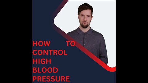 How to control high blood pressure