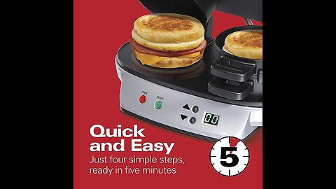 Hamilton Beach Dual Breakfast Sandwich Maker