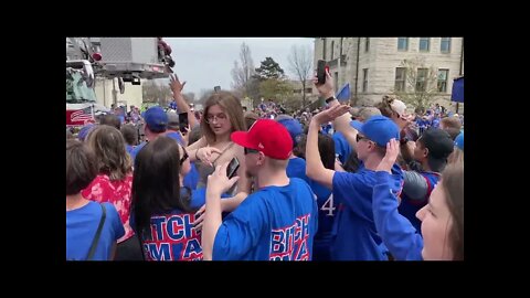 Kansas Jayhawks 2022 NCAA Championship Victory Parade