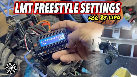 How To Setup Your LMT For Freestyle - My Settings For RC Amigos Monster Mash Freestyle Comp