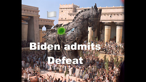 Biden admits the Pandemic has defeated him. Could this be the greatest military defeat as well??