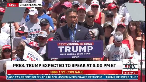 TRUMP TALLY CHESAPEAKE VA-6/28/24-HUNG CAO - TRUMP ENDORSED CANDIDATE FOR U.S. SENATE