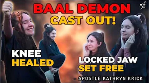 Baal Demon Cast Out - Locked Jaw Set Free - Chronic Knee Pain Healed