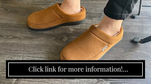 Click link for more information! INMINPIN Unisex Slippers Casual Clog House Shoes Comfort Slip-...