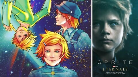 La Historia Del Eterno Sprite | Inspiración De Peter Pan En Marvel Comics | Lia McHugh - Eternals