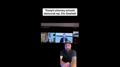 President Trump’s attorney schools Democrat rep. Eric Swalwell during sham ballot removal trial!