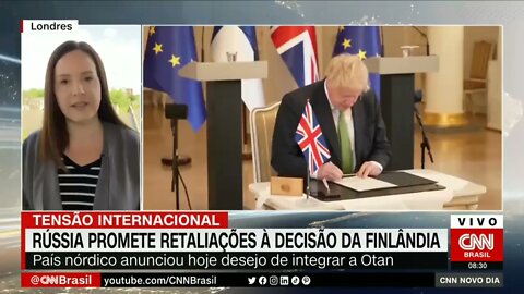 Presidente e premiê da Finlândia anunciam apoio à adesão do país à Otan | NOVO DIA @SHORTS CNN