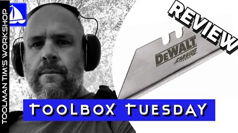 DEWALT CARBIDE UTILITY BLADES SERIOUSLY LONG-LASTING (REVIEW DWHT11131L)- Toolbox Tuesday