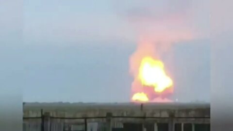 Ammunition detonation in northern Crimea continues, result of sabotage (P2)