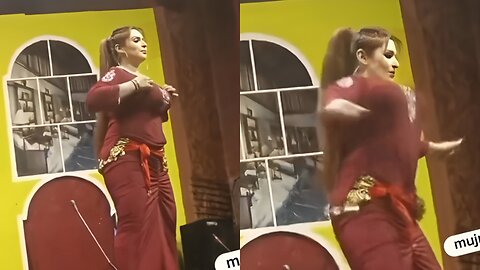 Saira Mehar New stage mujra || hot boob shaking video