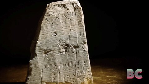 Archaeologists discover 2,000-year-old receipt carved in stone in Jerusalem