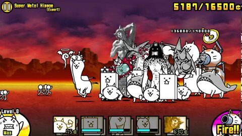 The Battle Cats - Siege of Hippoe! - Super Metal Hippoe (Expert)