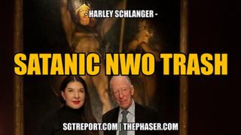 Satanic NWO Trash -- Harley Schlanger