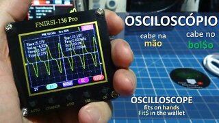 Lançamento - Ultra portátil osciloscópio da FNIRSI