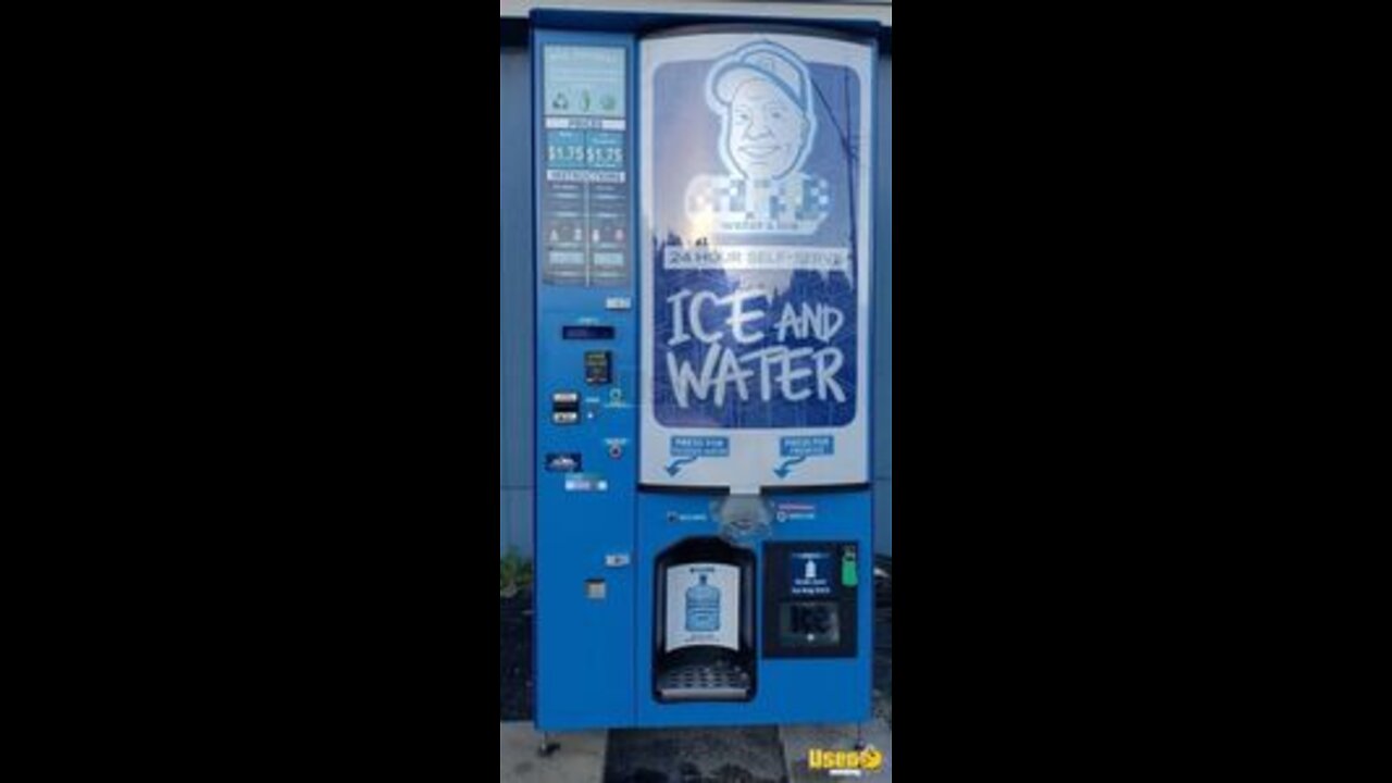 2020 Everest VX 2 Combination Ice and Water Vending Machine For Sale in