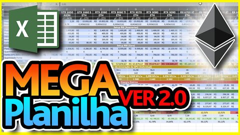 💴 MEGA PLANILHA 2.0 - QUAL A MELHOR PLACA DE VÍDEO CUSTO BENEFICIO - MAGO DAS PLANILHAS