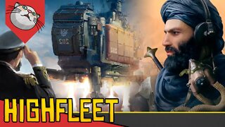 Comande a FROTA MILITAR Atrás das LINHAS INIMIGAS - HighFleet [Conhecendo o Jogo Gameplay PT-BR]