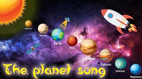 The Planets song. (Song at end of video)