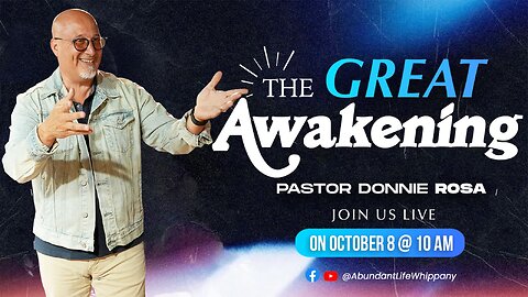 The Great Awakening | Pastor Donnie Rosa