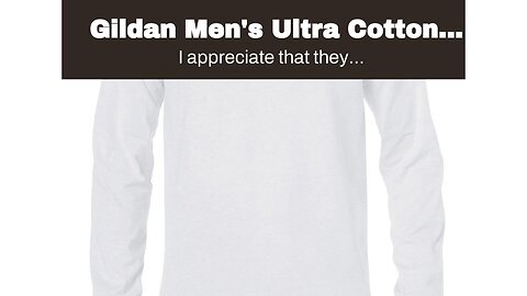 Gildan Men's Ultra Cotton Adult Long T-Shirt