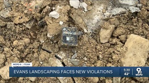 Evans Landscaping facing new environmental violations, says Hamilton County