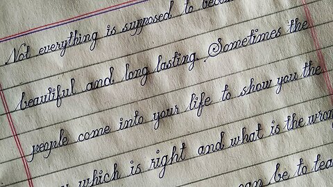 Very beautiful and stylish cursive handwriting|Cursive handwriting for beginners