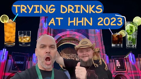 Trying Drinks at Halloween Horror Nights | Universal Studios Orlando 2023