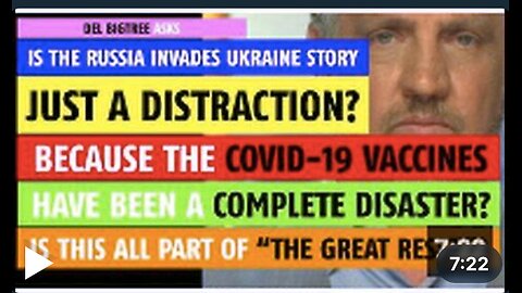 Is the Russia-Ukraine story just a distraction because the COVID vaccines have been such a disaster?