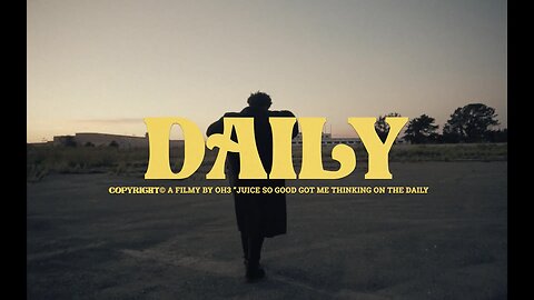 Oh3 - Daily (Official Video) ft.Luix