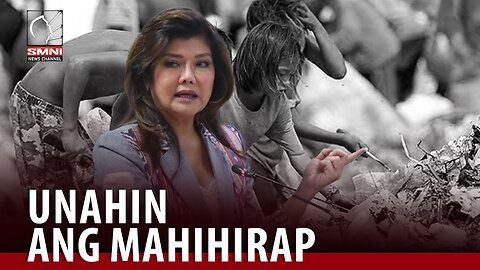 Kung gusto nilang tumulong sa atin, bakit hindi nila unahin ang mahihirap —Sen. Imee Marcos