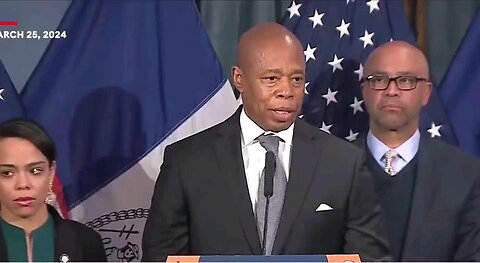 TENSE: NYC Mayor Eric Adams Directly Confronted By Man Telling Him He's Suing His Administration