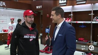 Dylan Larkin talks one-on-one with Brad Galli ahead of Red Wings opening night