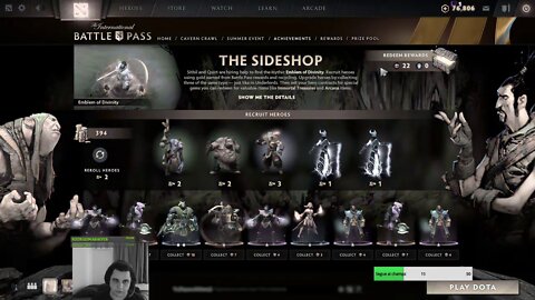 (Dota 2) Abrindo baus e reciclando para fazer sideshop