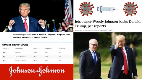 Trump Pushed the Johnson & Johnson Vaccine After He Purchased Stock in 2011 - Live with Andy