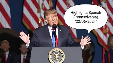 President Donald Trump Speech ❤️🔥 (Highlights) 2024 (Pennsylvania) 22/06/2024