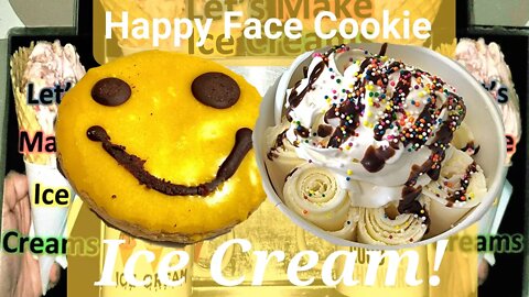 Happy Face Cookie Ice Cream